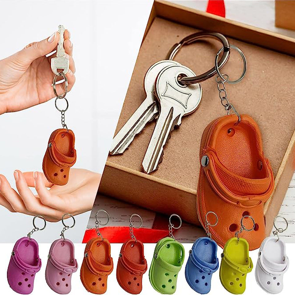 Wholesale EVA Cute Mini Hole Shoes Keychain